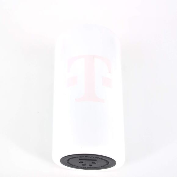 T-Mobile Reusable White Aluminum Color-Changing Tumbler with "T" Logo Cup NWT - Picture 13 of 14
